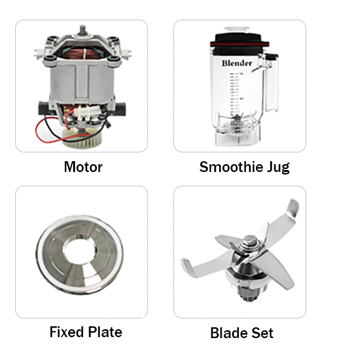 Commercial Blender Heavy Duty - Licuadora de Alta Potencia de 1.8L