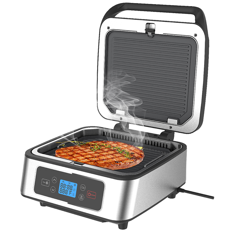 Sandwich Press Panini - Parrilla comercial para carne y prensa