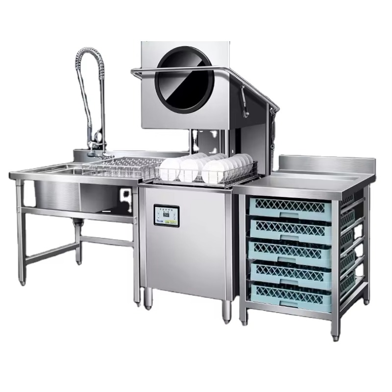 Commercial Kitchen Kitchen - Lavavajillas Comercial Eléctrico Independiente con Campana