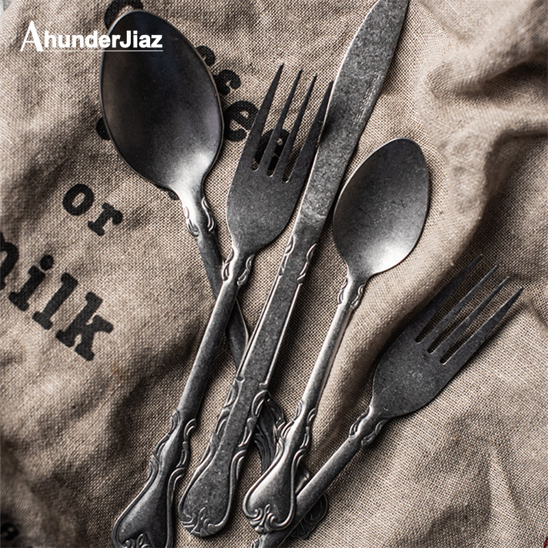 Commercial Kitchen Set - Cuchara y tenedor vintage hechos a