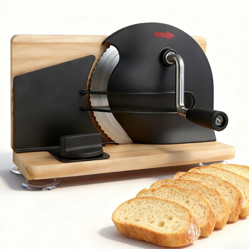 Commercial Bread Slicer - Cortador de Pan Manual con Grosor