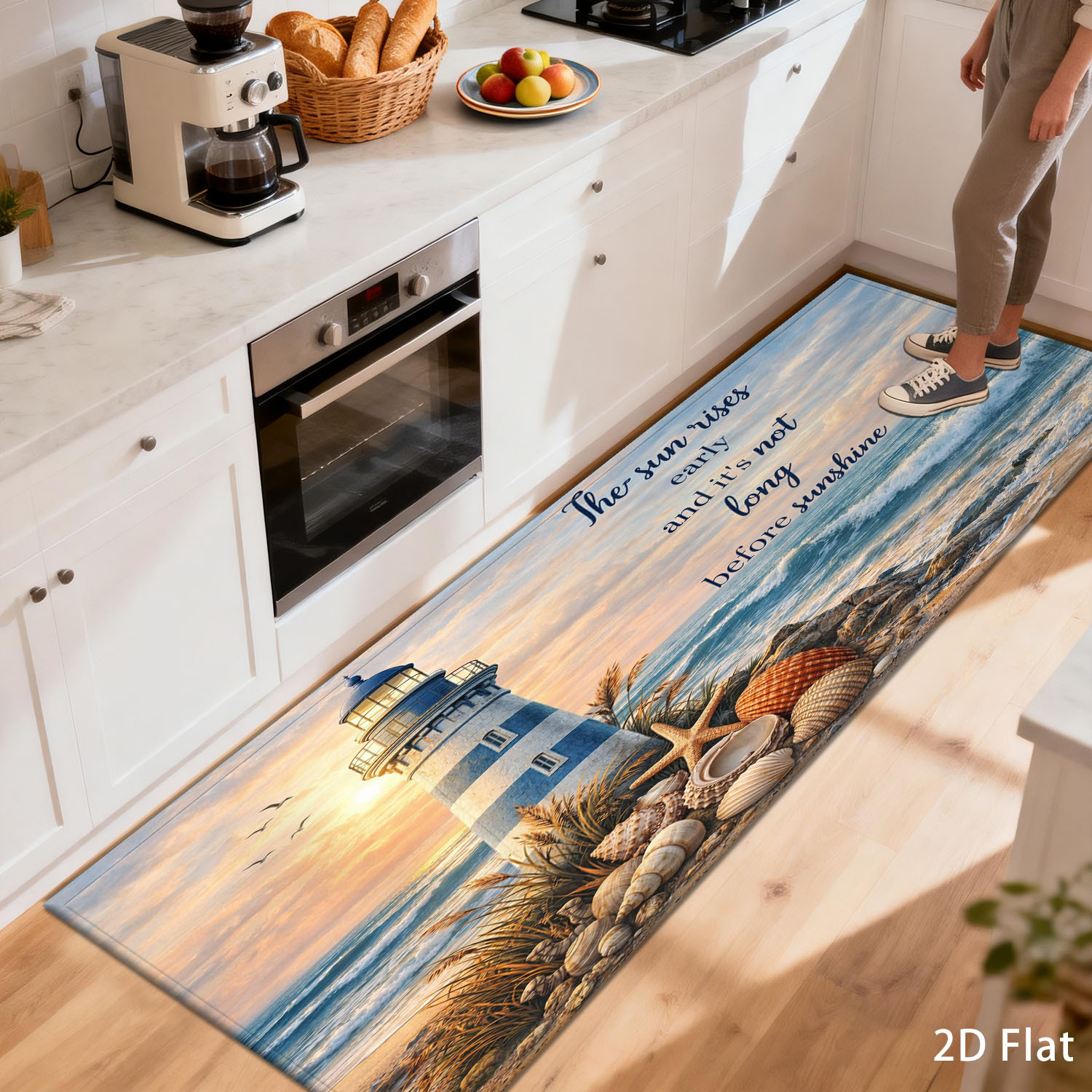 Commercial Kitchen Quotes - Alfombra decorativa con diseño de faro