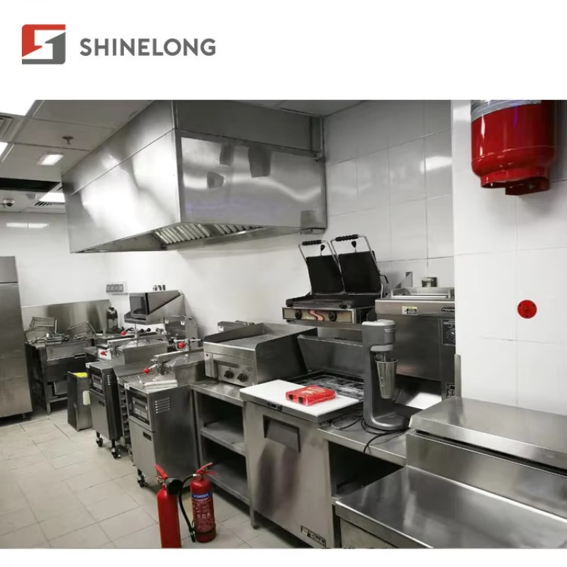 Commercial Kitchen Layout - Equipo de restaurante de comida rápida,
