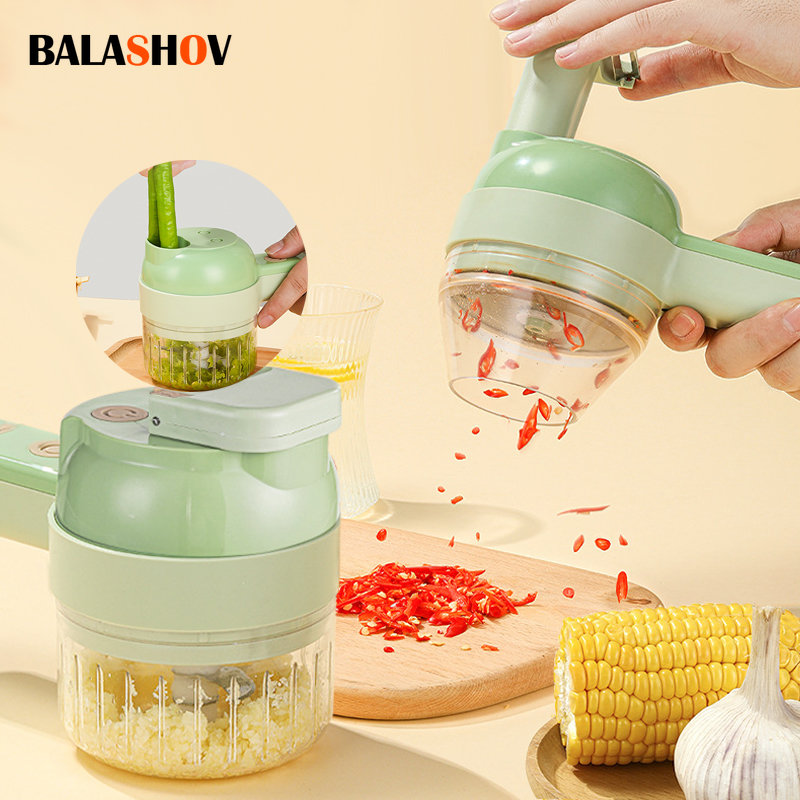 Commercial Kitchen Products - Juego de cortador de verduras eléctrico
