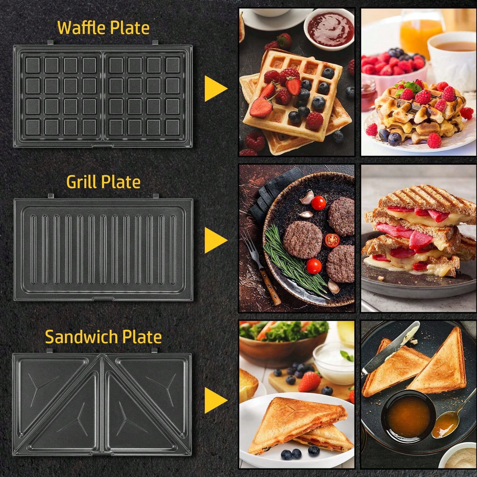 Máquina para hacer sándwiches  - Sandwich Press Panini reseña y precio