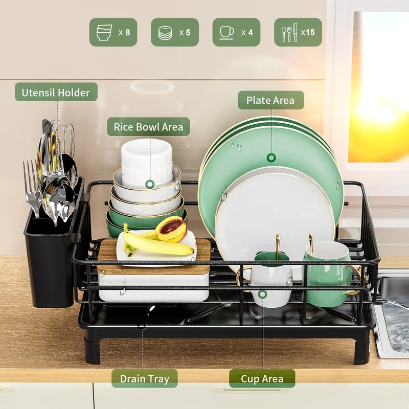 Escurridor de platos de Metal, - Commercial Kitchen Floor Drain reseña y precio