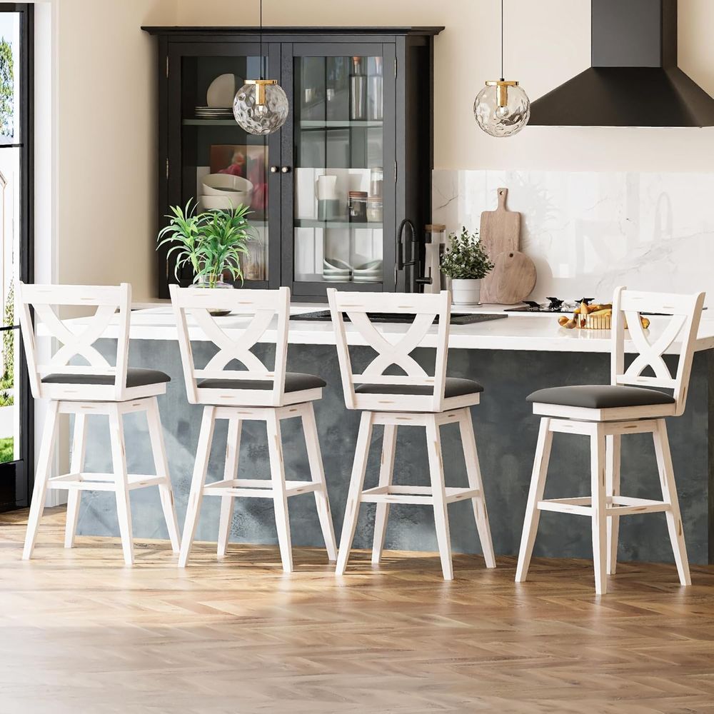 Juego de 2 taburetes giratorio - Commercial Kitchen Set reseña y precio