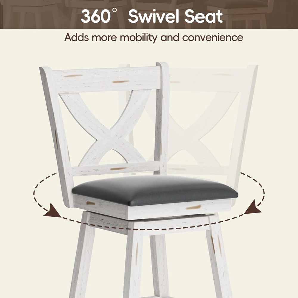 Juego de 2 taburetes giratorio - Commercial Kitchen Set reseña y precio