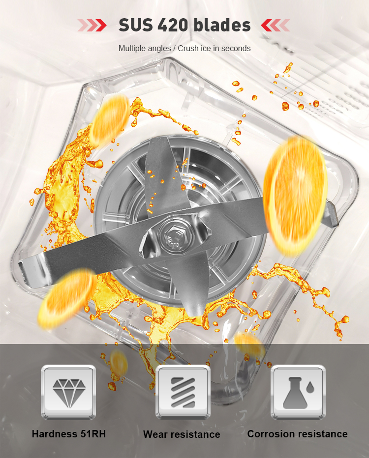 Licuadora de Alta Potencia de  - Commercial Blender Heavy Duty reseña y precio