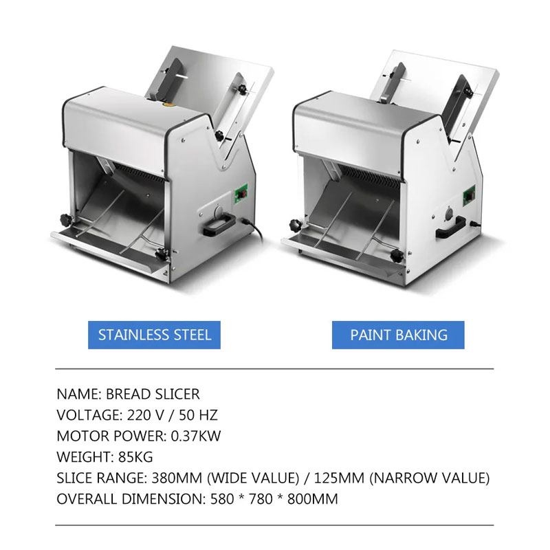 Cortadora de pan tostado comer - Commercial Bread Slicer reseña y precio