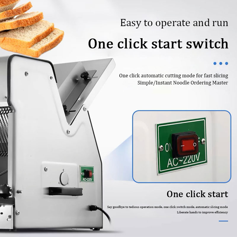 Cortadora de pan tostado comer - Commercial Bread Slicer reseña y precio