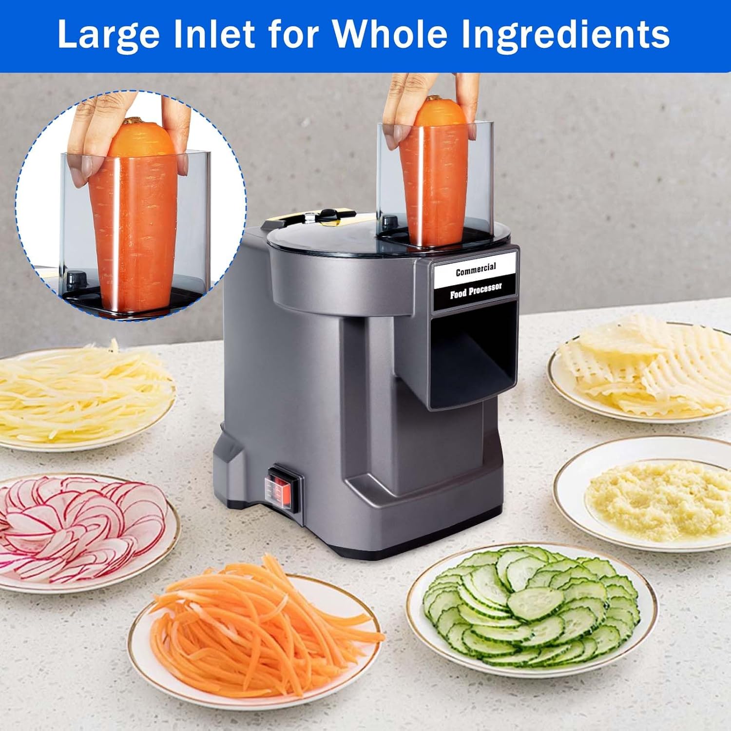 Cortador de verduras comercial - Commercial Kitchen Products reseña y precio