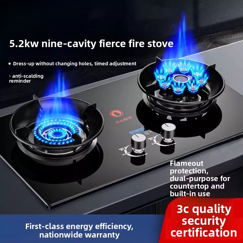 Estufa de gas, de doble quemad - Commercial Kitchen Vent Hood reseña y precio