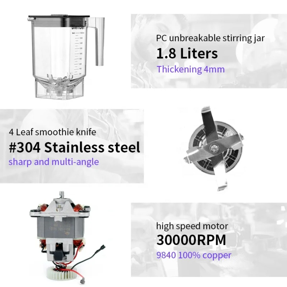 Licuadora Comercial de Alta Re - Commercial Blender Heavy Duty reseña y precio