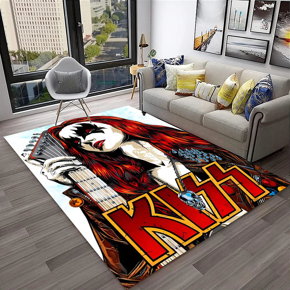 Alfombra Retro KISS Rock Band  - Commercial Kitchen Mats reseña y precio