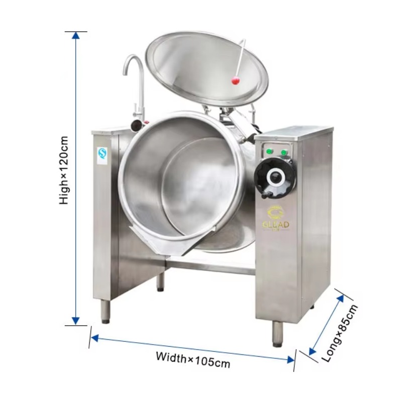 Hervidor de vapor inclinable c - Commercial Kitchen Kettle reseña y precio