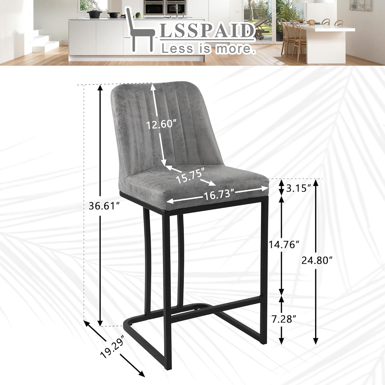 Juego de 4 taburetes de bar de - Commercial Kitchen Set reseña y precio
