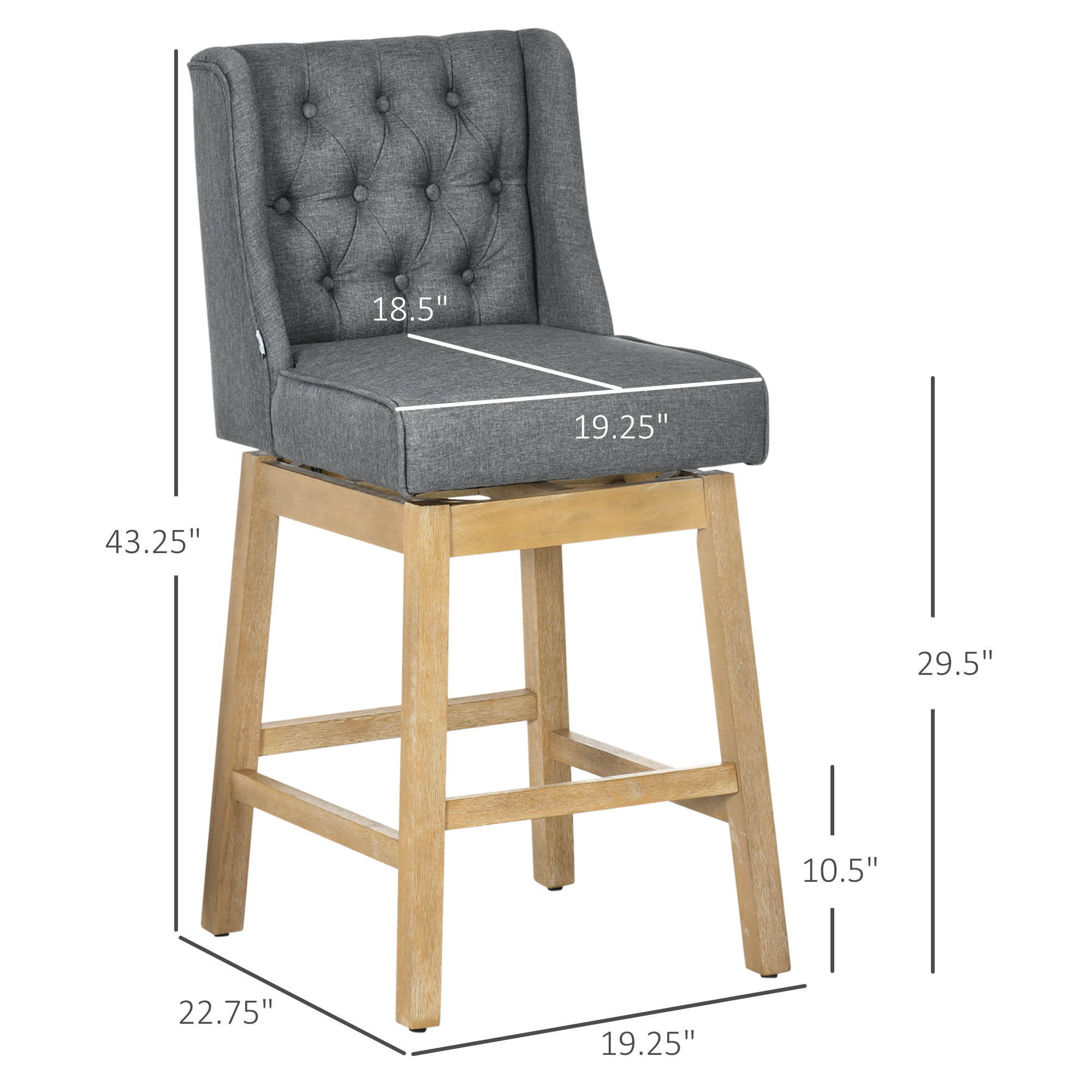 Juego de 2 Taburetes de Bar HO - Commercial Kitchen Set reseña y precio