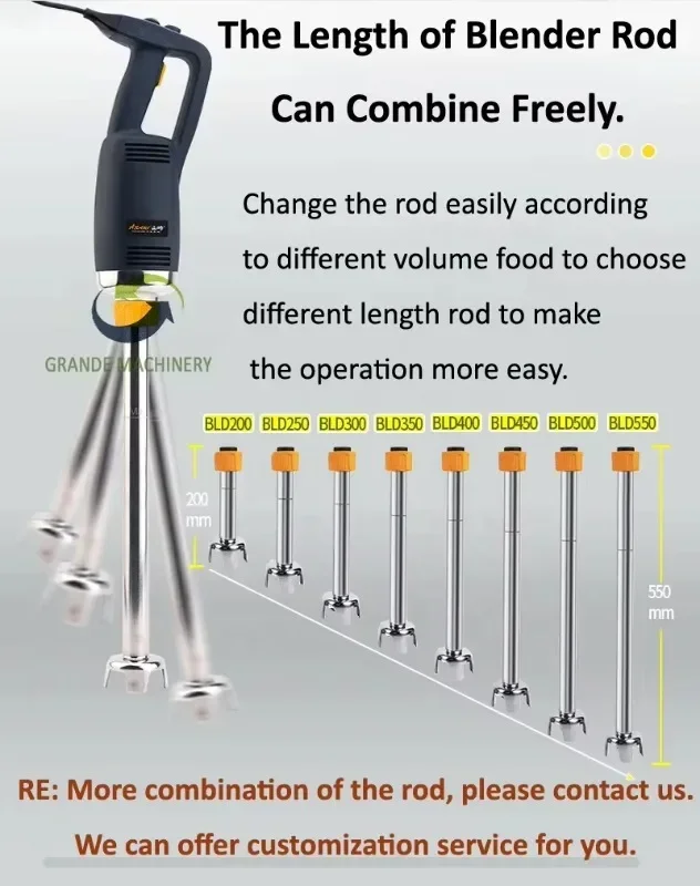 Batidora de inmersión comercia - Commercial Blender Heavy Duty reseña y precio