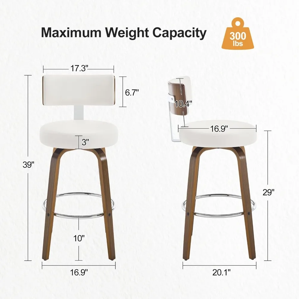 Juego de 3 taburetes de bar de - Commercial Kitchen Set reseña y precio