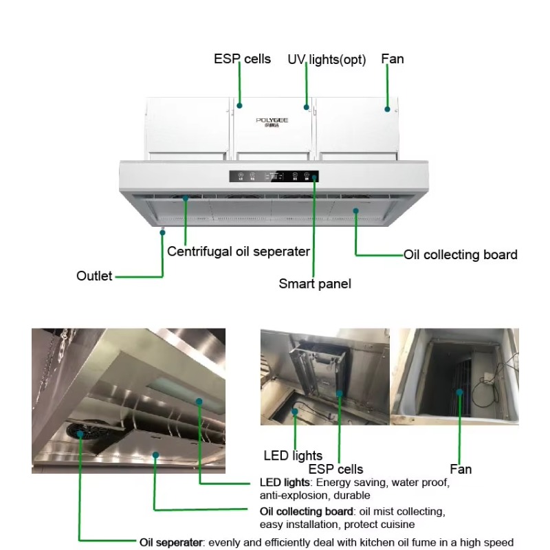 Campana Extractora Comercial P - Commercial Kitchen Kitchen reseña y precio