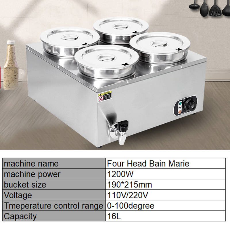 Calentador de sopa comercial,  - Commercial Kitchen Kettle reseña y precio