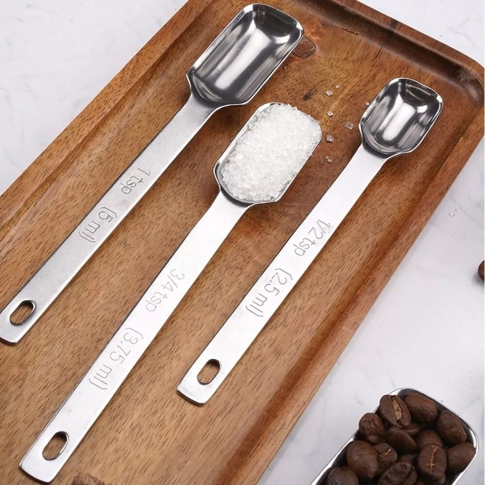 Cucharas medidoras de acero in - Commercial Kitchen Products reseña y precio