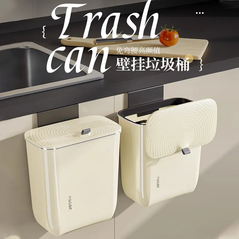 Bote de basura doméstico con t - Commercial Kitchen Wall Covering reseña y precio